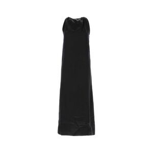 Loulou De Saison Women Black Satin Morene Dress
